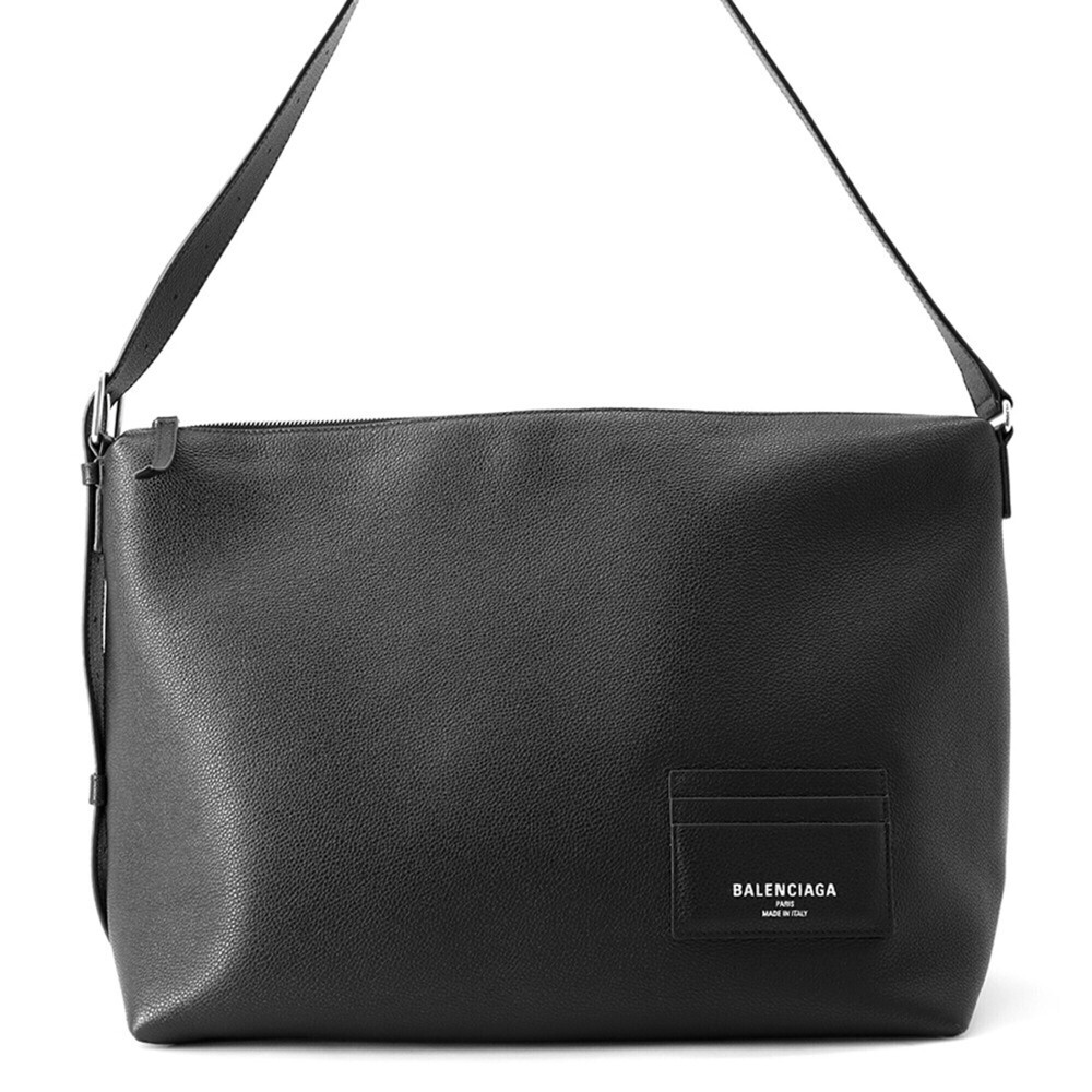 Balenciaga Shoulder Bag Credit Handbag Large Soft Grain Calf Leather 806247 B...